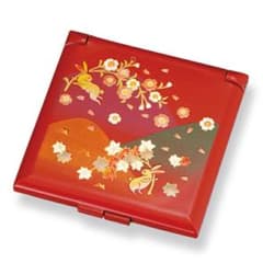 山中塗　コンパクトミラーのサムネイル