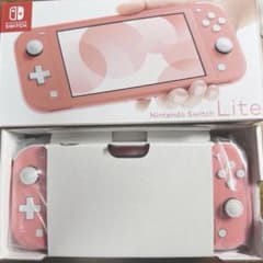 Nintendo Switch Lite 本体 コーラル ピンク 初期化済みのサムネイル