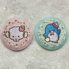 サンリオ 刺繍缶バッジ 2点セットのサムネイル
