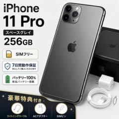 極美品】iPhone11Pro 256GB スペースグレイ 最大容量100% - メルカリ