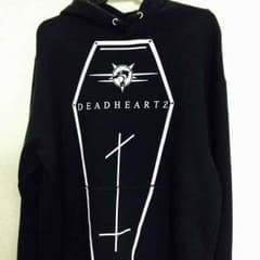DEADHEARTZ coffin hoodie Blackのサムネイル