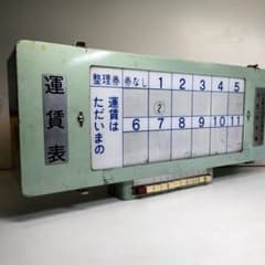 昭和レトロ　バス運賃メーター　大型車　運賃表　レトロ m19453801723_1.jpg?1723374856
