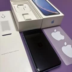 iPhoneXR ブルー 64GB docomo SIMロック解除美品！お早めにのサムネイル