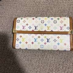 Louis Vuitton モノグラム・マルチカラー 三つ折り財布のサムネイル