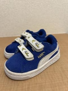 PUMA SUEDE キッズ スニーカー ブルーのサムネイル