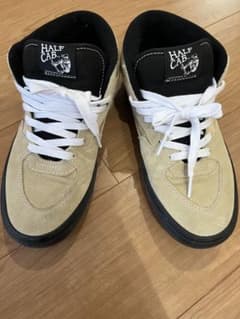 VANS HALF CAB ベージュ ブラック