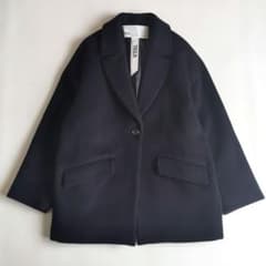 24年【美品✨】ティッカ ジャケットショートコート ウール100