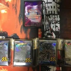 遊戯王 wcqスリーブ紫70枚 ココイチブラマジスリーブのサムネイル