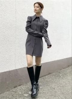 EMODA ビッグカラーシャツワンピースのサムネイル
