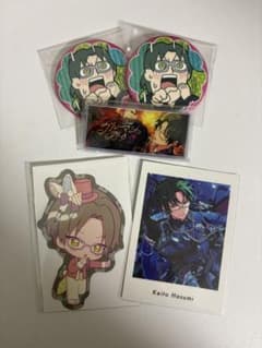 あんスタ アニカフェ 蓮巳敬人 ステッカー 缶バッジ ぱしゃっつ