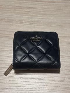kate spade キルティング 二つ折り財布 ブラックのサムネイル