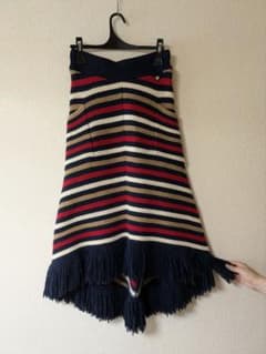 特割しました。CHANEL ストライプ フリンジ ロングスカート 38 特割しました。CHANEL ストライプ フリンジ ロングスカート 38 - メルカリ