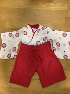 袴風 ロンパース 女の子のサムネイル