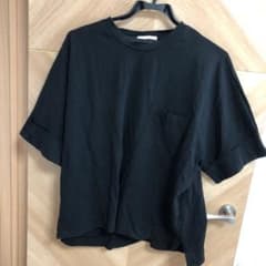 Tシャツ　黒　ブラック　レディース　big オーバーのサムネイル