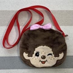 モンチッチ フェイスポシェット ブラウンのサムネイル
