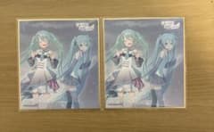初音ミク ミニ色紙 2枚セットのサムネイル