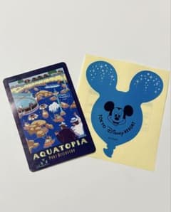 東京ディズニーリゾート ステッカー2枚set アクアトピア ジュビリー バルーンのサムネイル