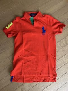 Polo Ralph Lauren カスタムフィット ポロシャツ S オレンジ - メルカリ