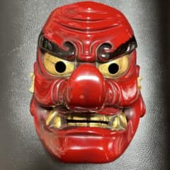 【れちゃん】「猿田彦 命」 お面 天狗 能面 壁掛け 神楽面 古楽面 れちゃん様専用】「猿田彦 命」 お面 天狗 能面 壁掛け 神楽面 古楽面