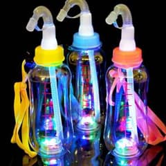 哺乳瓶 ほにゅう瓶 光る ドリンク入れ タピオカ対応ボトル 3個セットのサムネイル