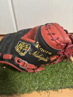 プロ支給品　阪神タイガース　ゼット　プロステイタス　キャッチャーミット　硬式用 プロ支給品 実使用 阪神タイガース ゼット プロステイタス