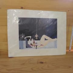[Seiichi Hayashi] Lithograph or silkscreen prints, paintings, art, women's portraits