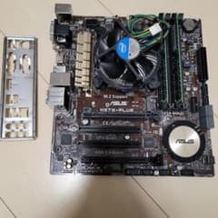 ASUS H97M-PLUS マザーボード セット【ジャンク】 - メルカリ