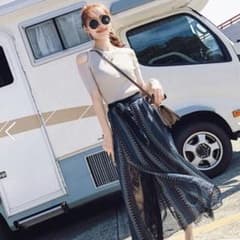 肩出し 半袖ニットのサムネイル