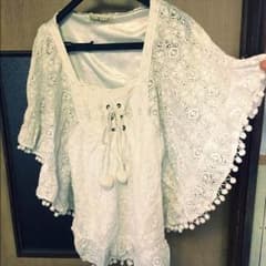 レースふわふわポンチョ❀✿のサムネイル