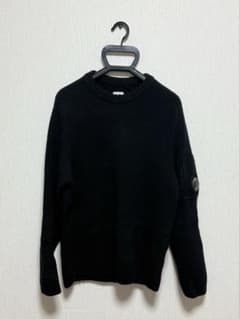 CP company ニット ドライバーズニット ブラック - メルカリ