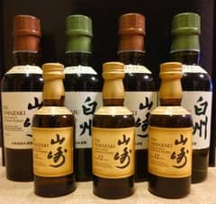 山崎12年 山崎 白州 ミニボトル 飲み比べ7本セット - メルカリ