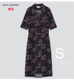 ユニクロ×イネス　レーヨンプリントワンピースのサムネイル