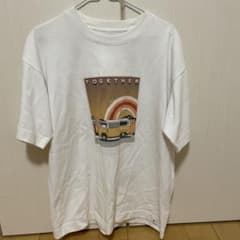 LOGOS GLOBAL WORK コラボ Tシャツ ホワイト Mのサムネイル
