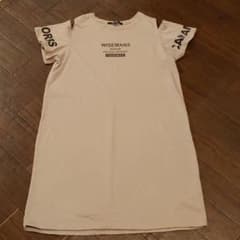 オフショルダーワンピ　ベージュ　160cmのサムネイル