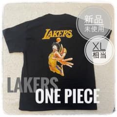 【非売品】ONE PIECE × LAKERS コラボ Tシャツ 未使用 ONE PIECE × LAKERS】 限定Tシャツ ルフィ NBAブラック - メルカリ