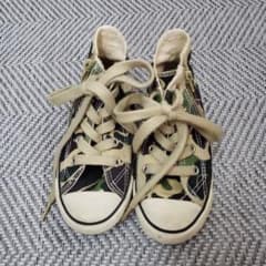 値下げ！CONVERSE All Star 17cm カモフラ柄 キッズのサムネイル