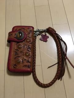 カービング 長財布 透し彫り タイガーアイ  パイソンのサムネイル