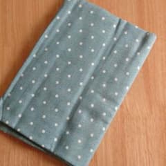Cosmo Textile ドット柄 ガーゼ生地 ブルーのサムネイル