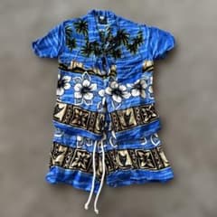 BLUE DOVE 花柄甚平 Sサイズのサムネイル