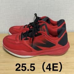 美品New Balance テニスシューズ オールコート用25.5cm 4E 赤のサムネイル
