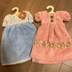 ドレス型タオル 2枚セット ハンガー付きのサムネイル