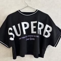 ANAP SPORTS ブラックワイドトップス 150のサムネイル