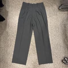 300円オークション】90s 00s 日本古着 スラックス グレー 76 - メルカリ