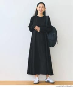 ブラック ロングワンピース Mサイズのサムネイル