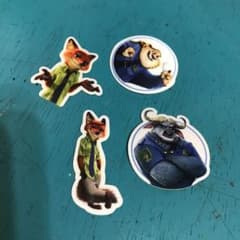 ズートピア ダイソー 貼ってはがせるエコワッペンのサムネイル