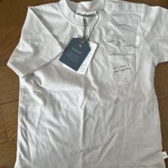 Cottoli グレー象イラストTシャツ　タグ付き未使用のサムネイル