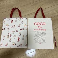 〈 cocoちゃん 〉バッグ ゾウ エコバッグ トートバッグ ココちゃん ココちゃん cocoちゃん ミニトートバッグ - メルカリ