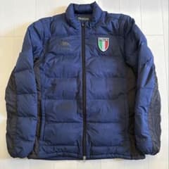 Kappa 2WAYイタリア代表 ダウンジャケット ベスト ネイビー 迷彩 L 