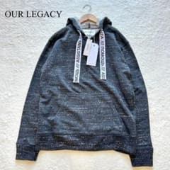 【新品タグ付】OUR LEGACY 霜降りハーフジップパーカー 46 名作