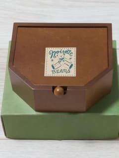 【匿名配送・新品・未使用】ノアゼット 六角ミニジュエルBOX 木製 鏡付 小物 - 5
